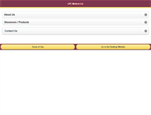 Tablet Screenshot of gpcmedicalltd.com